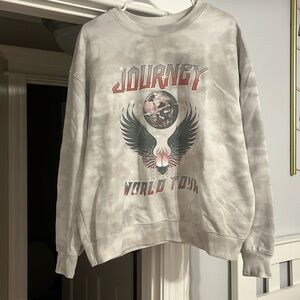 Tilly’s Crewneck, size: Large, color: Light Grey/White